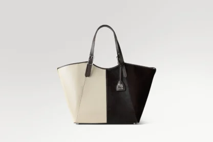 Muse Tote - Cocoa Cavallino / Warm Vanilla Boxed Calf — product video