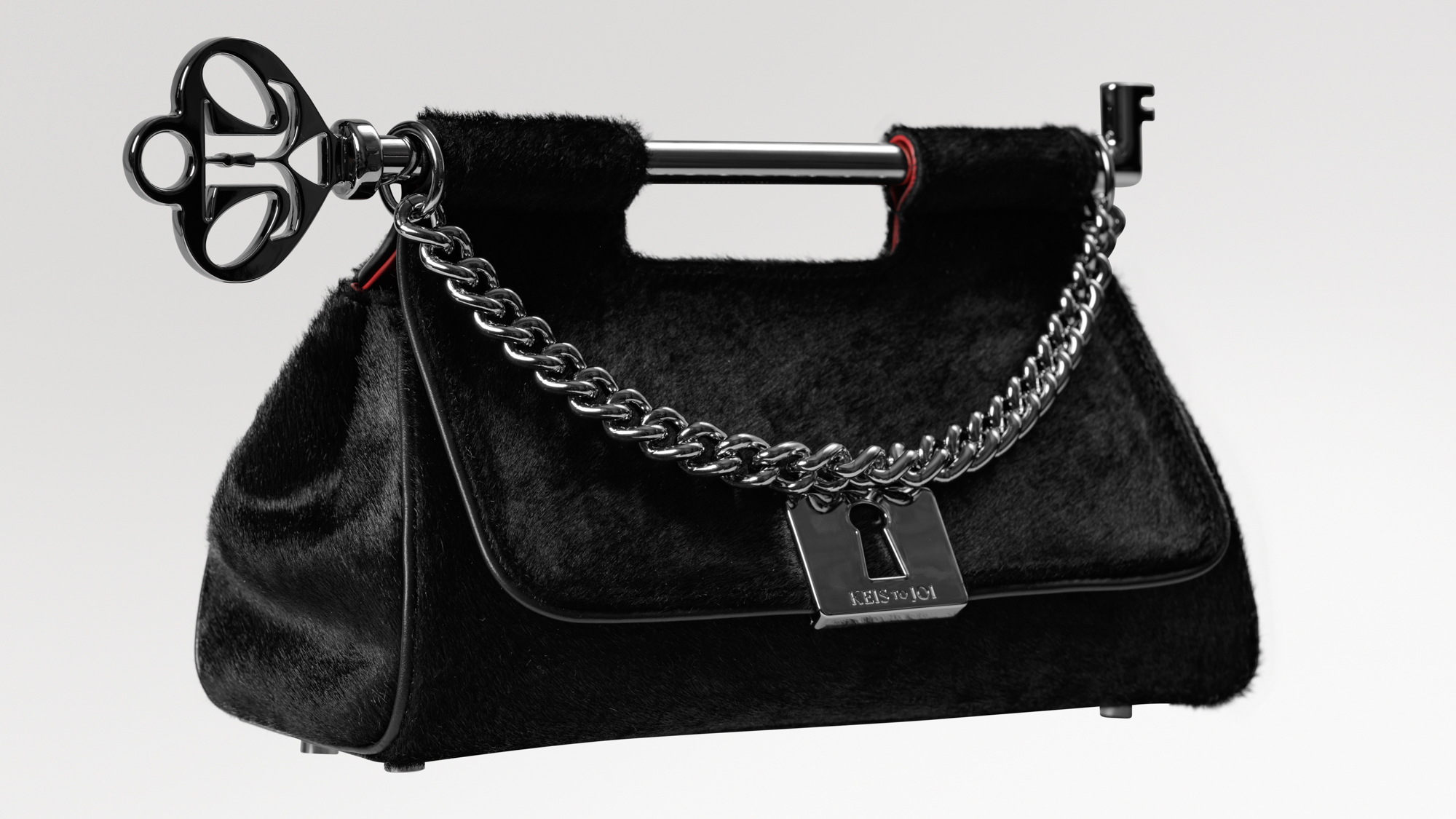 Legacy Clutch - Black Cavallino - Image 5