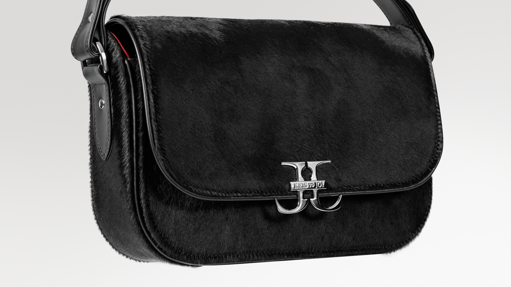 Freedom Saddle - Black Cavallino / Black Boxed Calf - Image 6