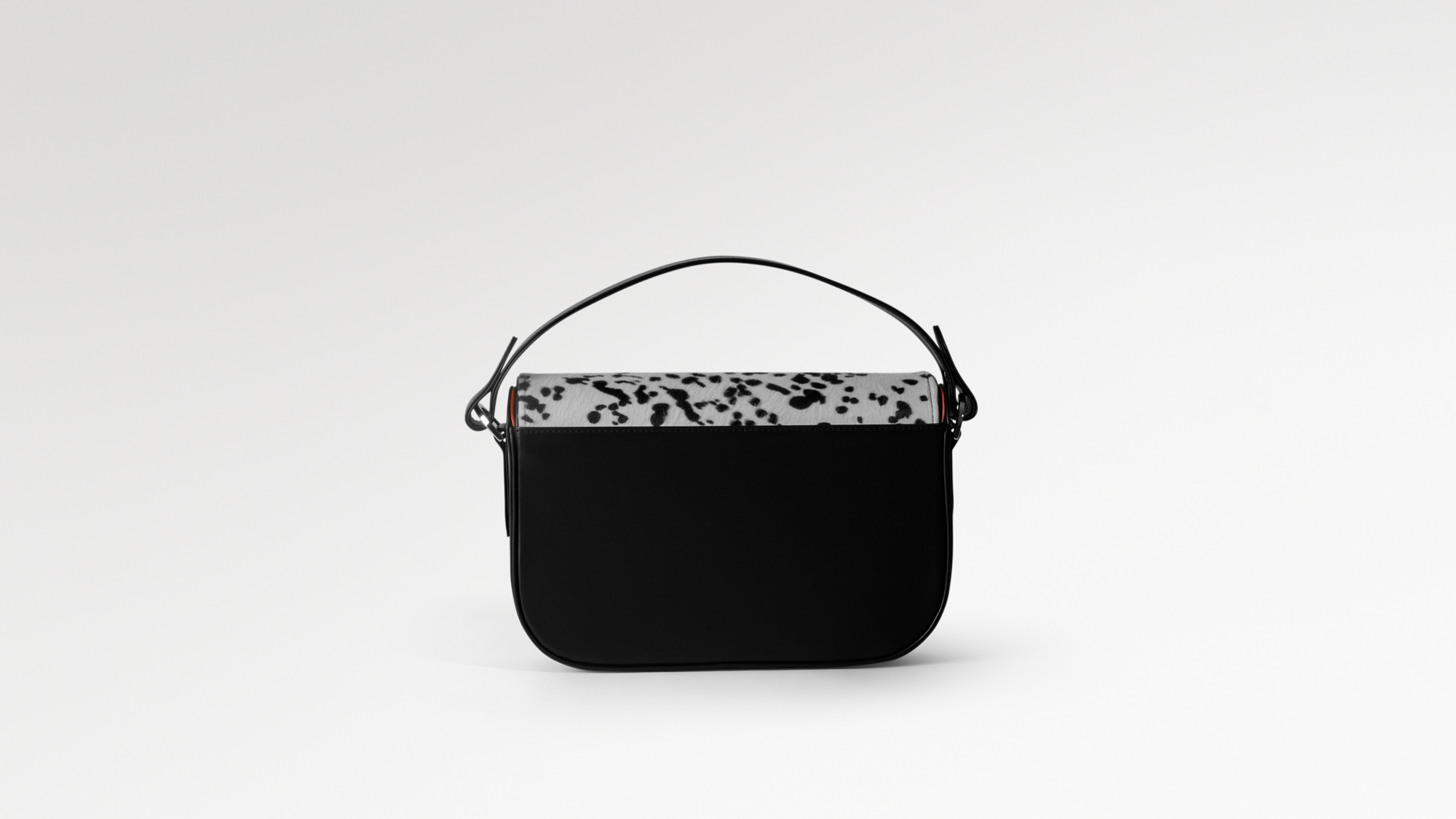 Freedom Saddle - Dalmatian Cavallino / Black Boxed Calf - Image 5