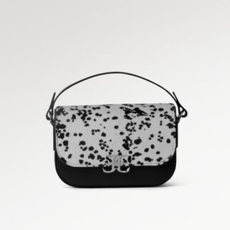 Freedom Saddle - Dalmatian Cavallino / Black Boxed Calf