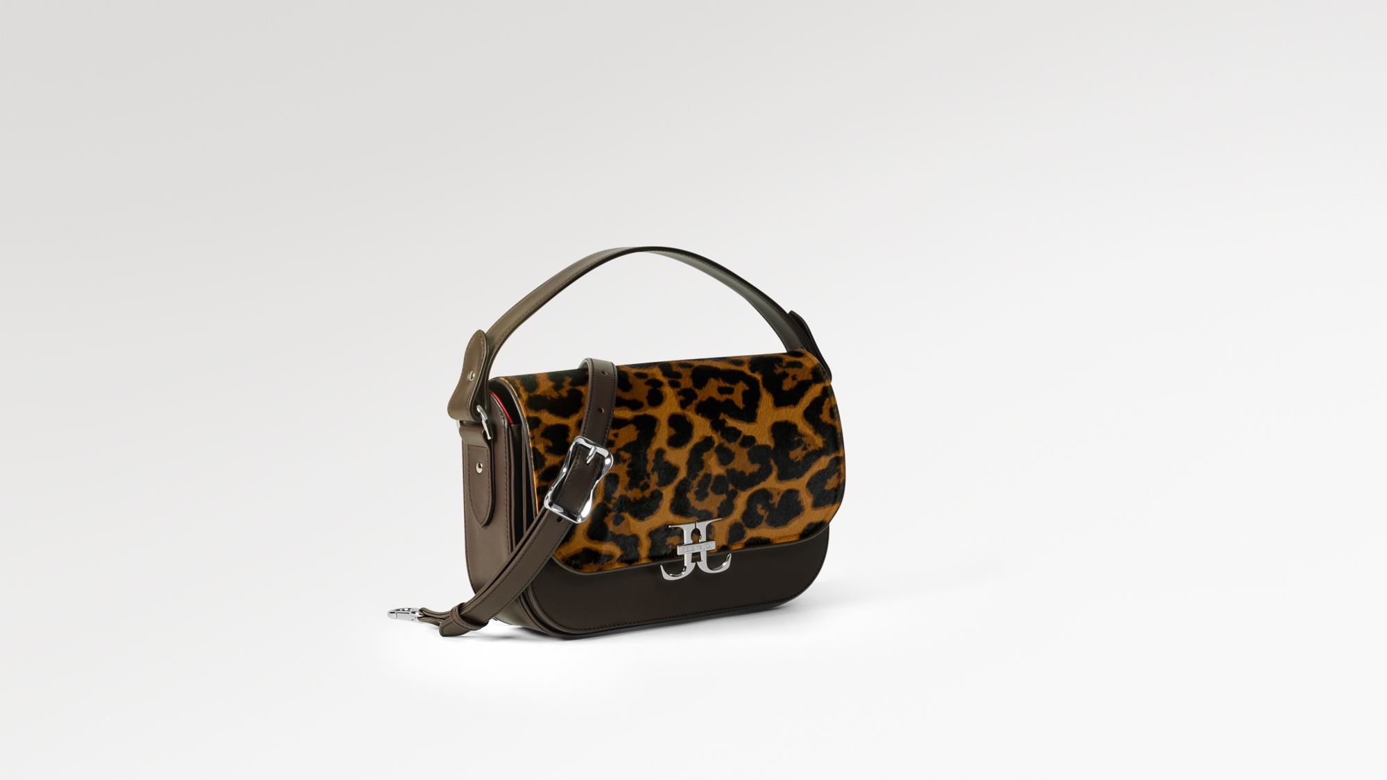 Freedom Saddle - Leopard Cavallino / Cocoa Boxed Calf - Image 4