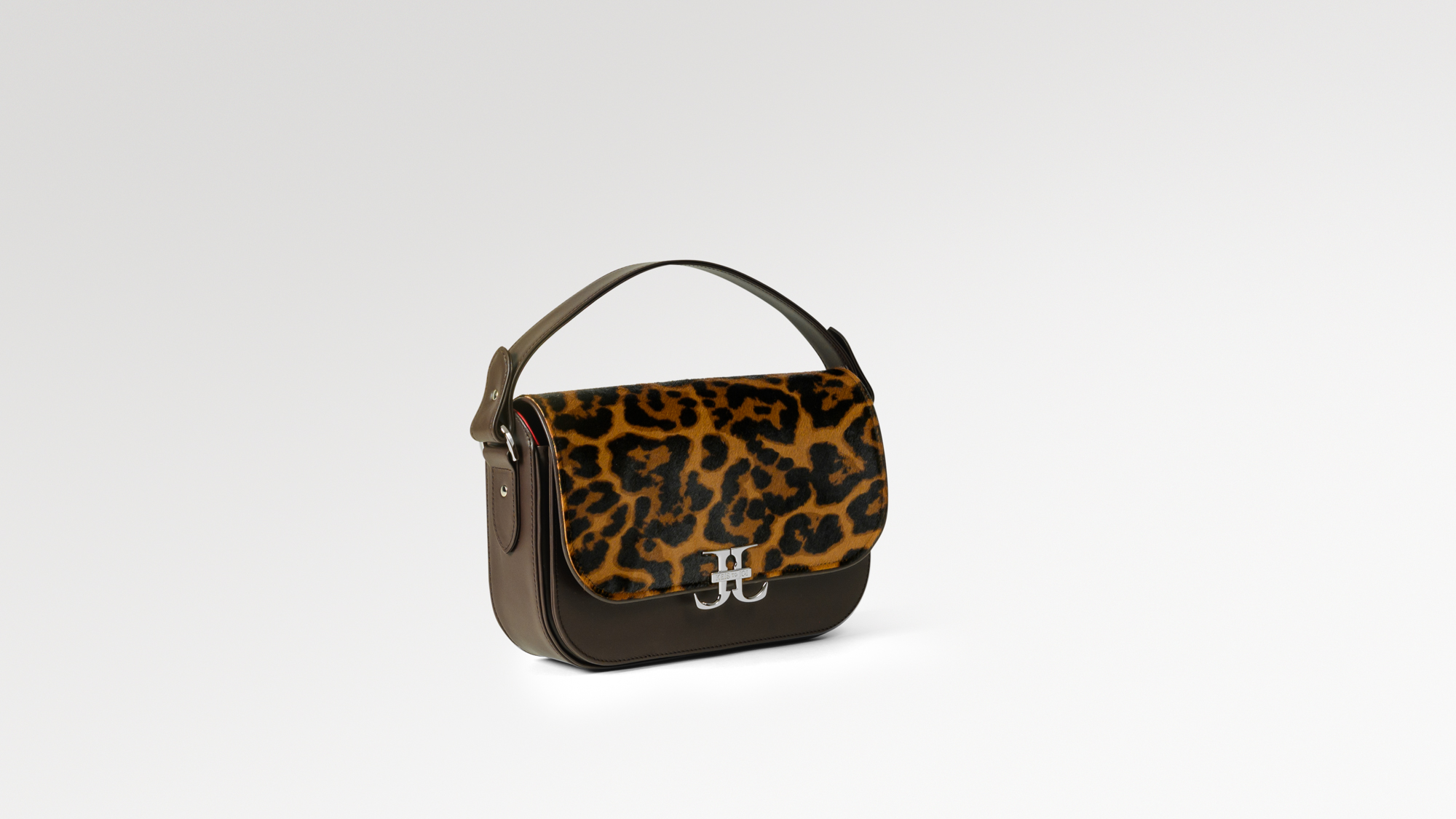 Freedom Saddle - Leopard Cavallino / Cocoa Boxed Calf - Image 3
