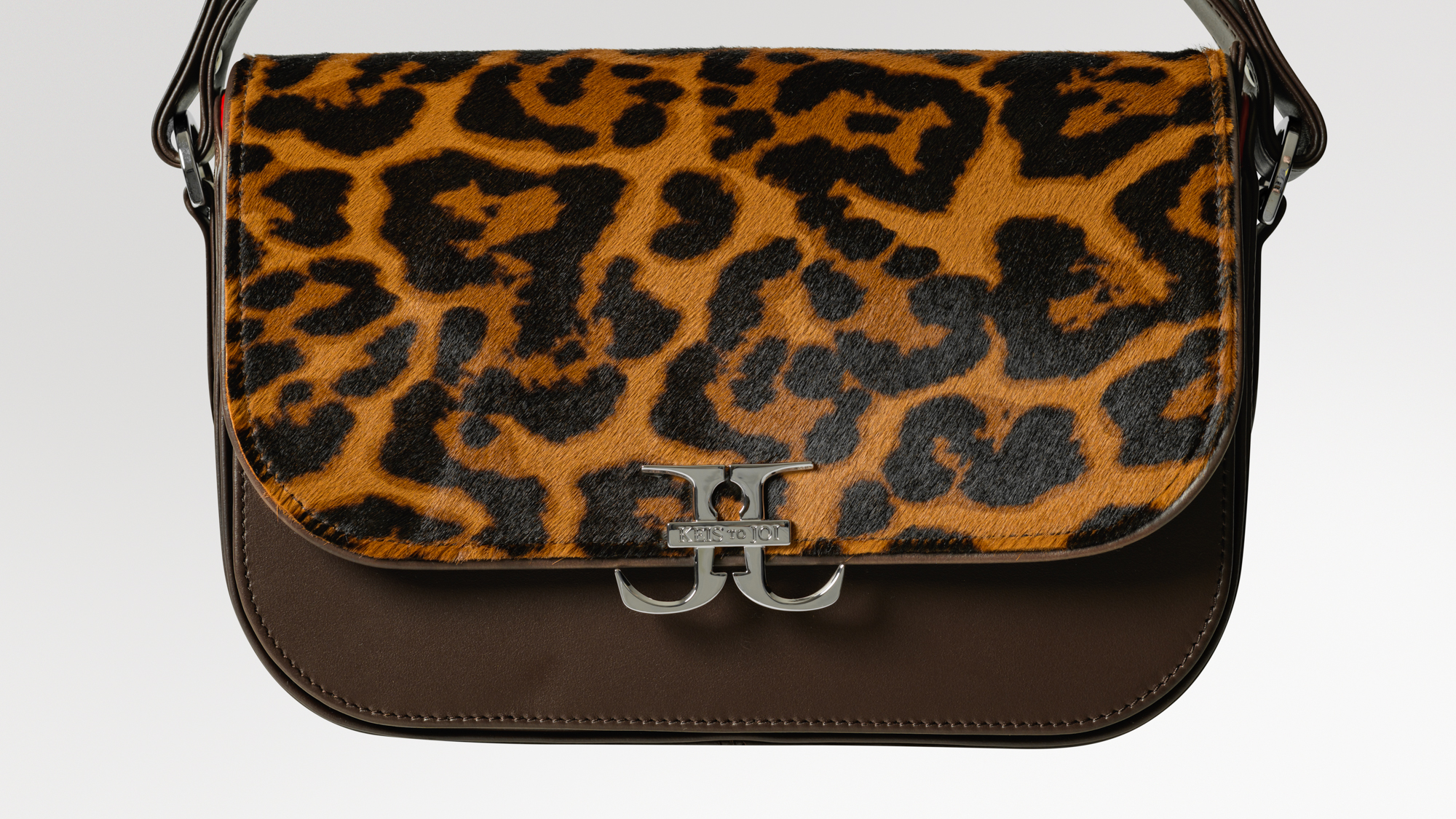 Freedom Saddle - Leopard Cavallino / Cocoa Boxed Calf - Image 5